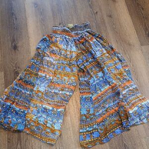 Urban Nomad Bohemian Blue Wide-Leg Pants